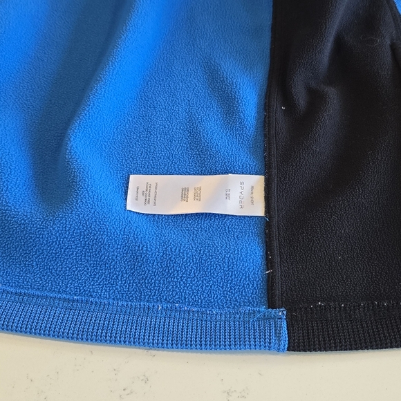 SPYDER Boys Constant Full Zip Stryke Sweater Jacket Blue Jacket XL 18 - Picture 10 of 16